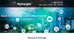 Desktop Screenshot of myfreight.com.au