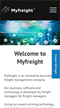 Mobile Screenshot of myfreight.com.au